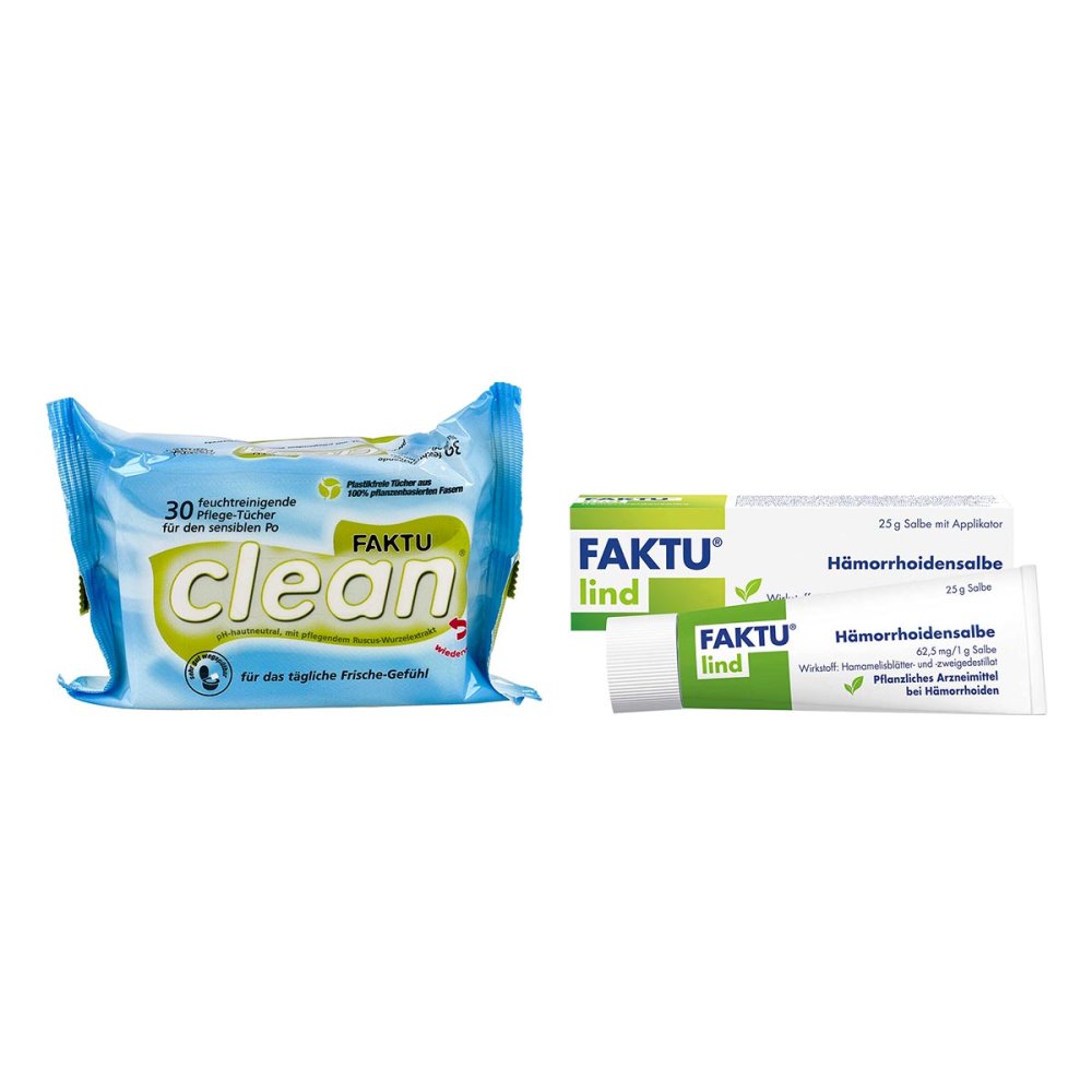 DR. KADE Pharmazeutische Fabrik GmbH Faktu Lind Salbe + Tücher Paket 08130028