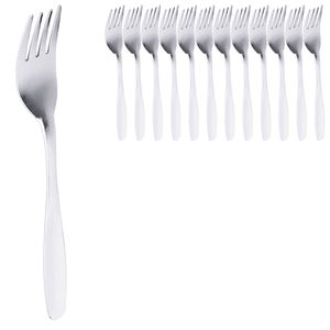 Contacto Menügabel Sophie, 19 cm, Edelstahl 18/0, silber poliert, 12 Stück
