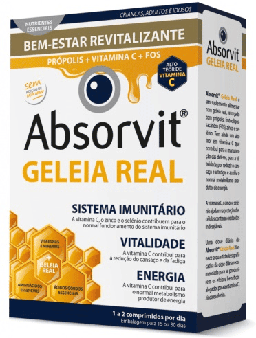Absorvit Geleia Real Comprimidos x30