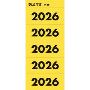 Leitz Jahreszahlen 1426-00-15, Aufkleber, 60 x 25,5 mm, 100 Etiketten, Jahr 2026