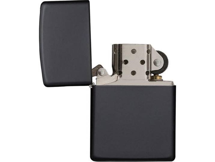 Zippo Regular Black Matte Finish Benzine Aansteker