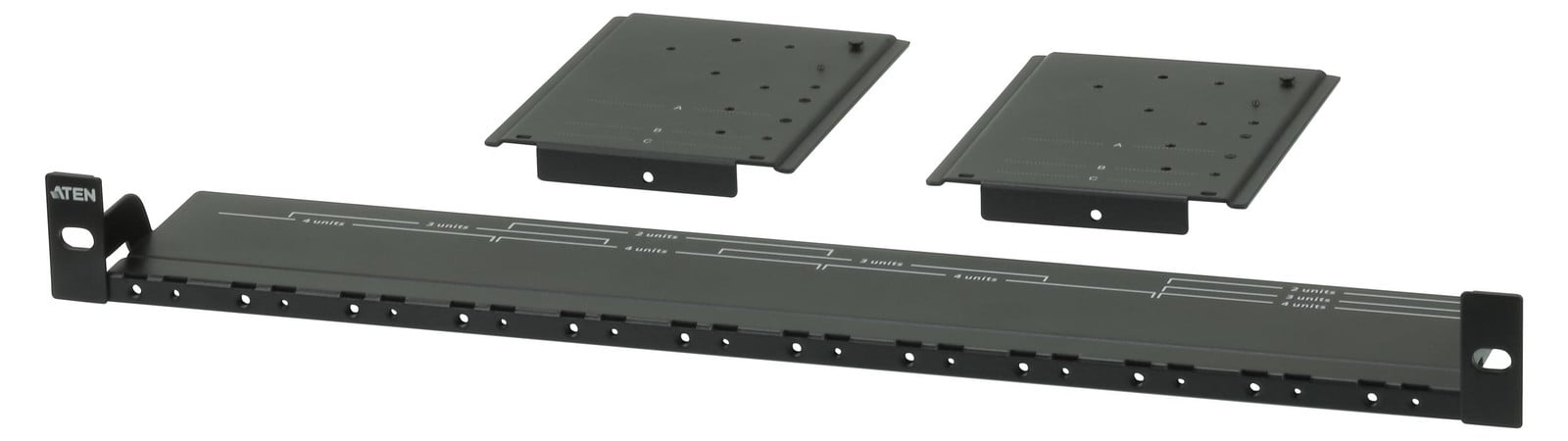 ATEN VE-RMK1U Montageplaat, Zwart