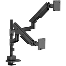 ICY BOX IB-MS702-T Flachbildschirm-Tischhalterung 144,8 cm (57") Tisch/Bank Schwarz