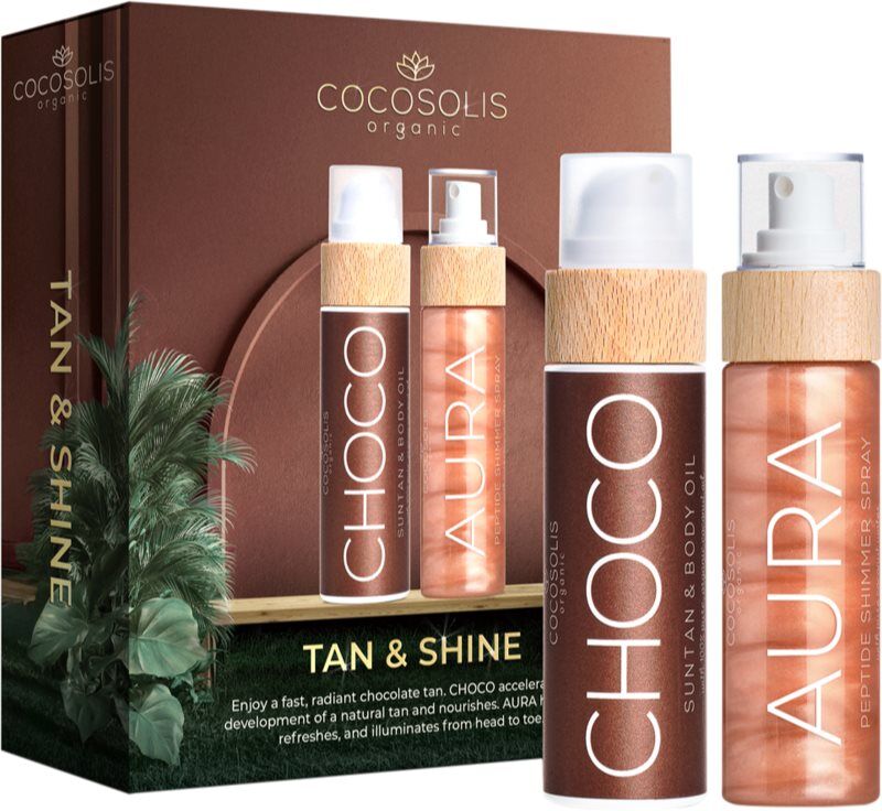 COCOSOLIS Tan & Shine coffret cadeau pour souligner le bronzage