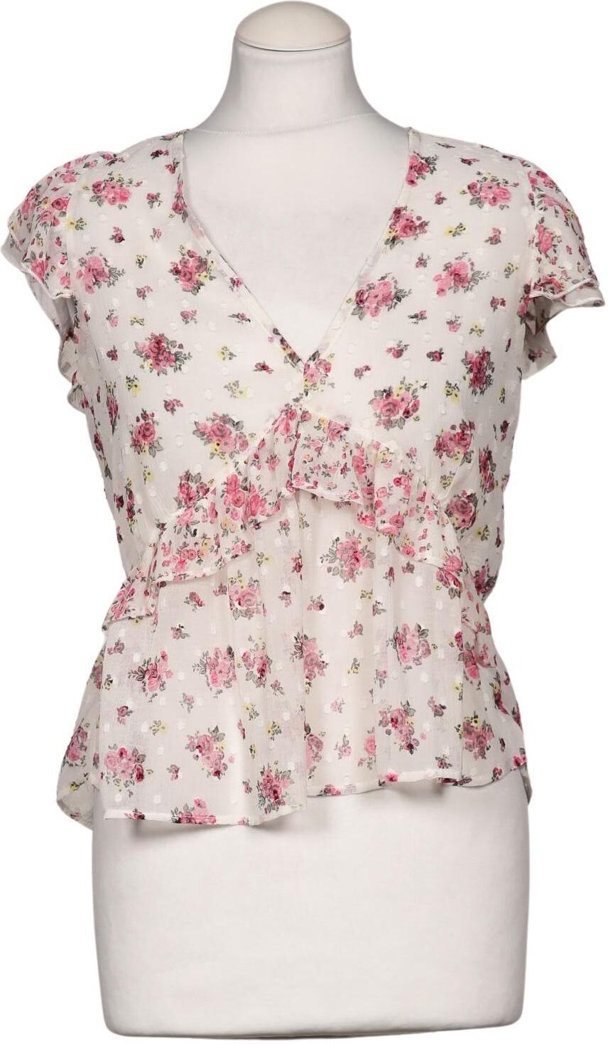 Stradivarius Damen Bluse, Mehrfarbig, Gr. M, Synthetik - Second Hand
