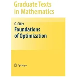 Foundations of Optimization, Fachbücher von Osman Güler