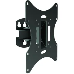 Sunne LCD-A501K - Befestigungskit (Wandmontage) für LCD-Display - Stahl - Schwarz - Bi (Wand, 30 kg, 17" - 37"), TV Wandhalterung, Schwarz