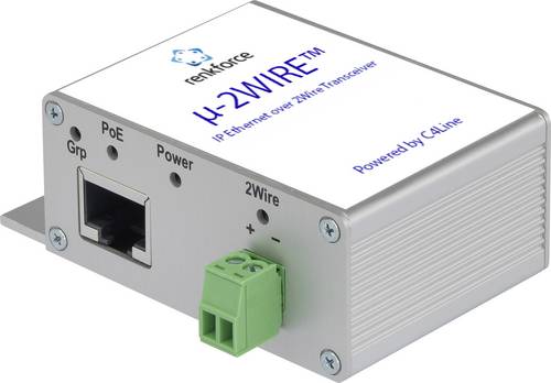 Renkforce RF-3395610 Netzwerkverlängerung 2-Draht Reichweite (max.): 300m 1 St. 200MBit/s mit PoE-Funktion