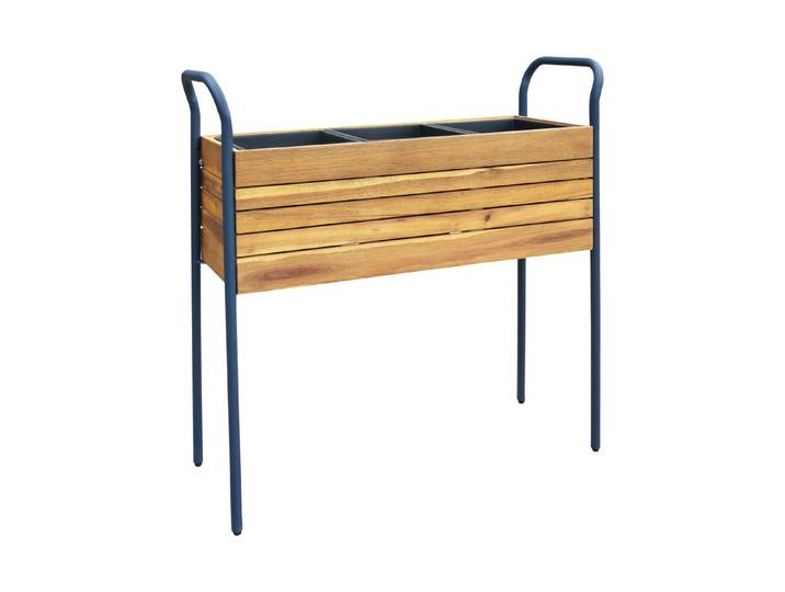Jardin Royal Hochbeet 3-er 89.5 x 30 x 89.5 cm Blau