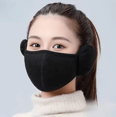 Inspire Curations ThermaShield Full Cover Winter Balaclava Mask Windproof & Breathable Face Protection black