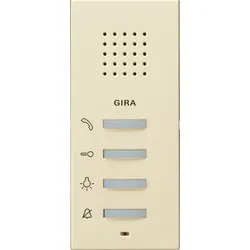 Gira 125001 Wohnungsstation AP System 55 Cremeweiß