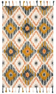 SAFAVIEH Handmade Suzani Gulsin Boho Tribal Wool Rug