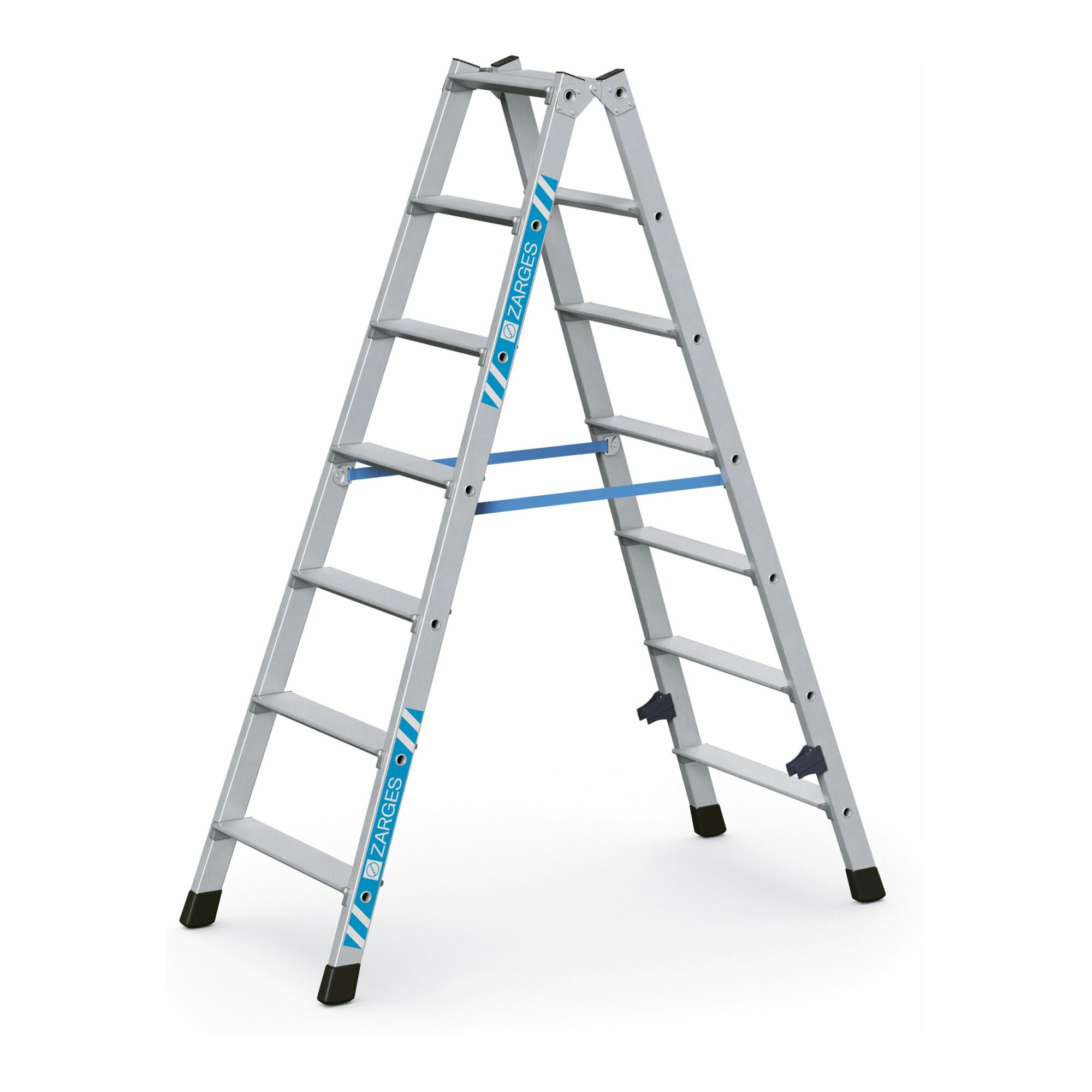 ZARGES Nova B - Stufen-Stehleiter 2 x 7 Stufen (42467)
