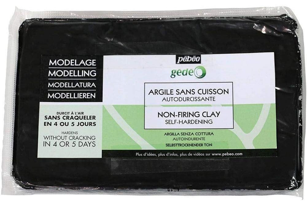 Pébéo Gedeo zelfhardende klei, 1,5 kg, zwart