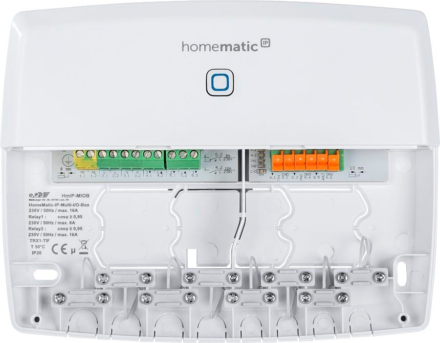 HOMEMATIC IP Smart-Home-Steuerelement "Multi IO Box (142988A0)", weiß, B:19,9cm H:15,6cm T:3,4cm, Smart-Home-Stationen, Smart-Home-Steuerelement