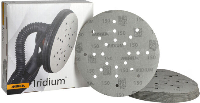Mirka Abrasif papier IRIDIUM 225 mm Grip 24L 150 25 pièces/pack (2468002515)