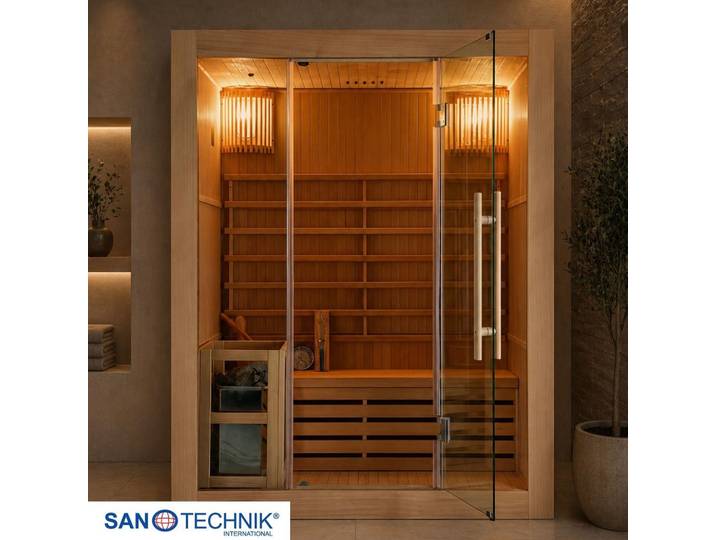 Finnische Sauna Riga int. Steuerung, 4,5-KW-Ofen