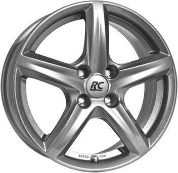 RC Design Rc24 Crystal Silver 6x15 ET 38 5X100 Alufelge Silber