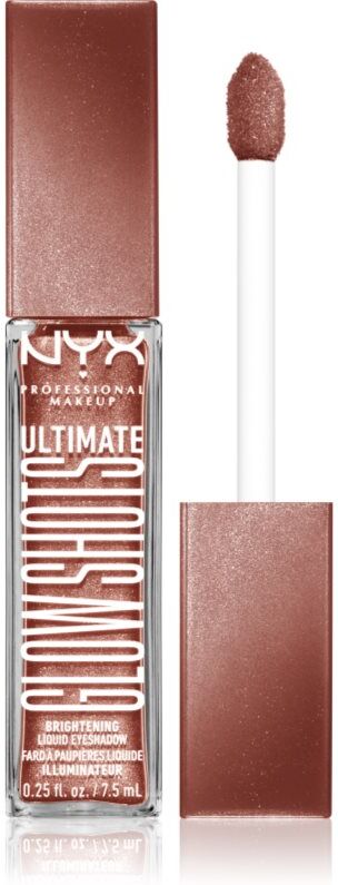 NYX Professional Makeup Ultimate Glow Shots liquid glitter eyeshadow shade 09 Mango Moment 7,5 ml