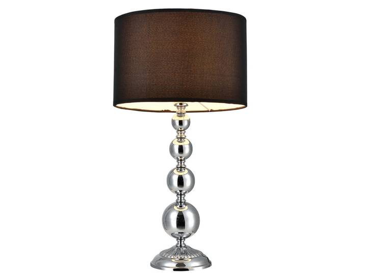 lux.pro Tischleuchte Helsingborg, Schwarz, Metall, E14, 29x51x29 cm, Lampen & Leuchten, Innenbeleuchtung, Tischlampen