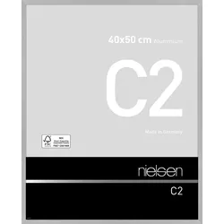 Bilderrahmen C2 40 x 50 cm Aluminium Silber