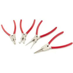 HBM 4er-Satz 225 mm Sicherungsringzange, Sicherungsringzangen-Satz aus