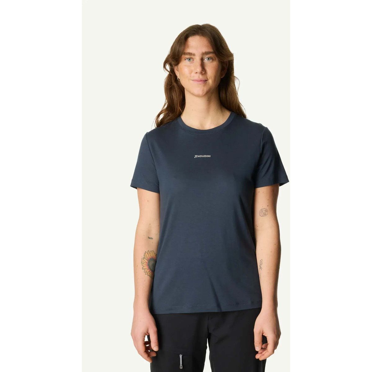 Houdini W's Tree Message Tee big bang blue / houdini logo (I44) S 840046-I44-S