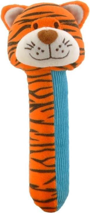 Fiesta Crafts Squeakaboo Tijger knuffel, meerkleurig