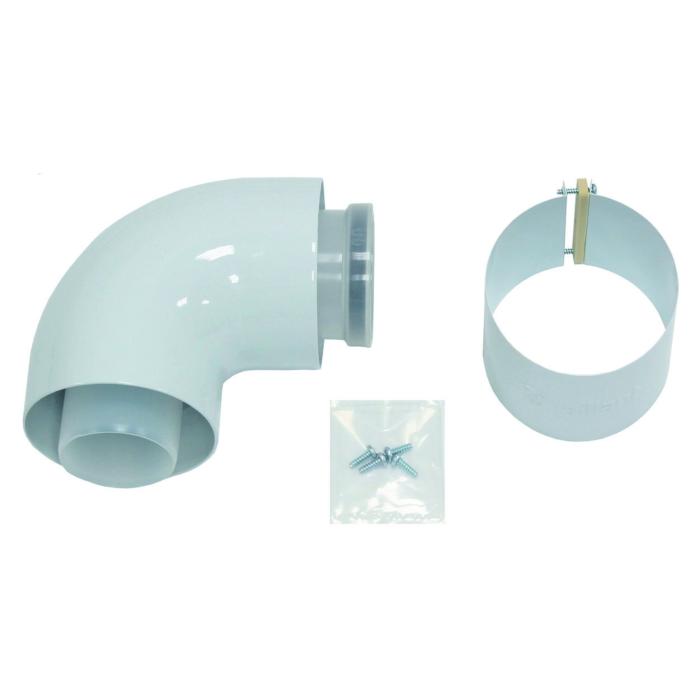 Vaillant Bogen 87 Grad 60/100mm PP 303910 konzentrisch