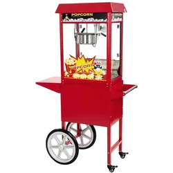 Helloshop26 - Professionelle rote Popcornmaschine 1.600 Watt mit Wagen 3614068