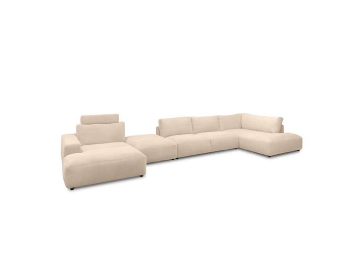 Musterring Lucia Wohnlandschaft Cord mit Zwischenhocker - Cord n