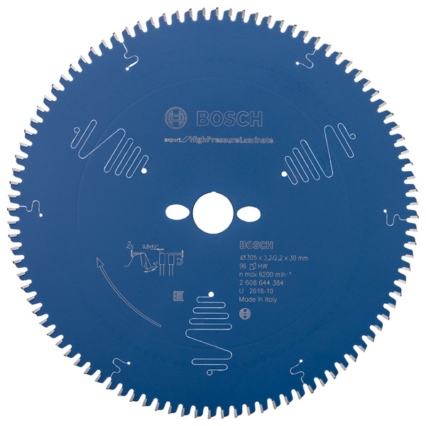 Bosch Kreissägeblatt Expert for High Pressure Laminate, 305 x 30 x 3,2 mm, 96 2608644364