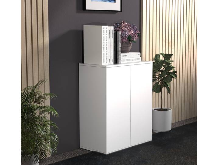 Commode Dalosa 73cm Blanc/Blanc