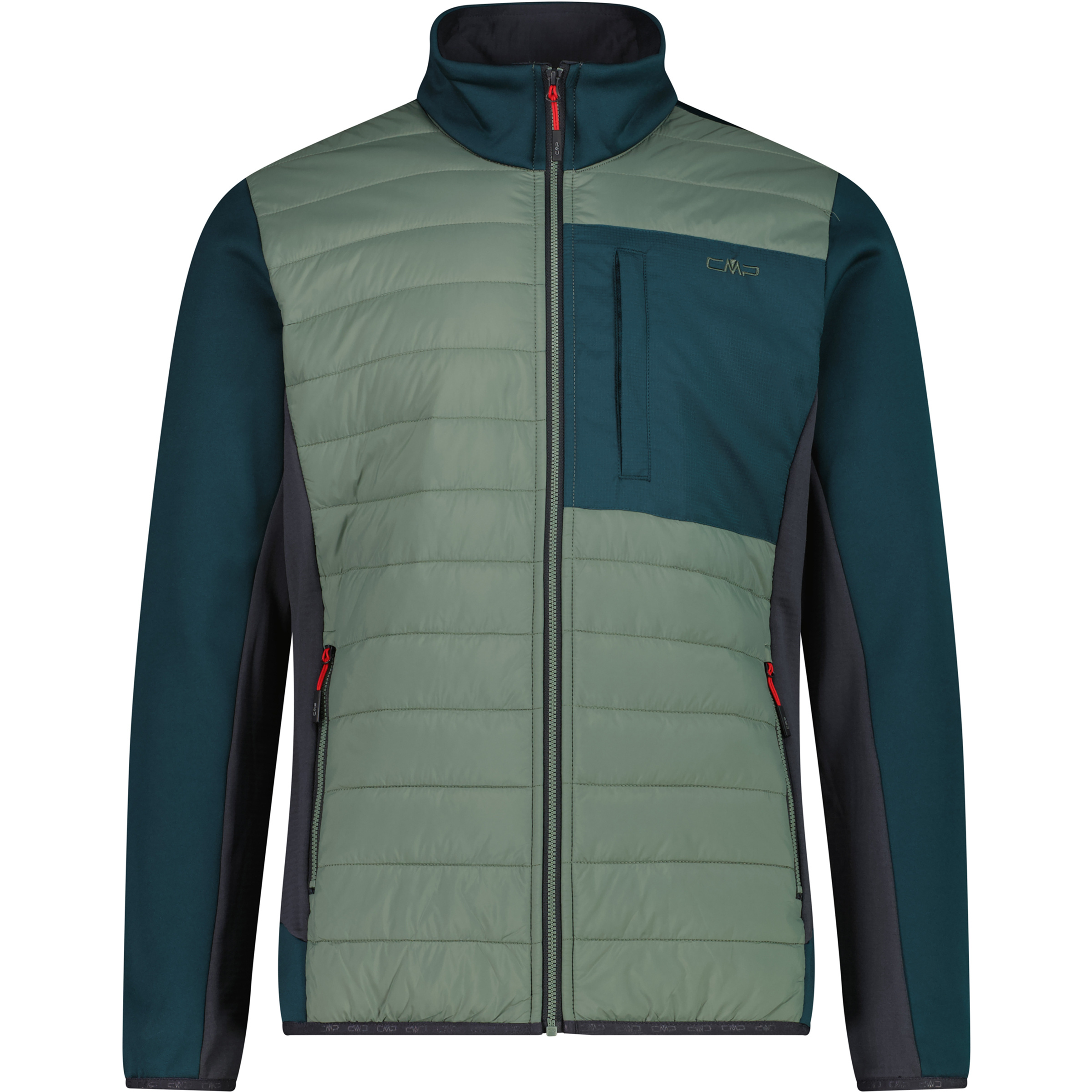 CMP Hybrid Herren Kunstfaserjacke gruen Größe M Trekking Elastisch