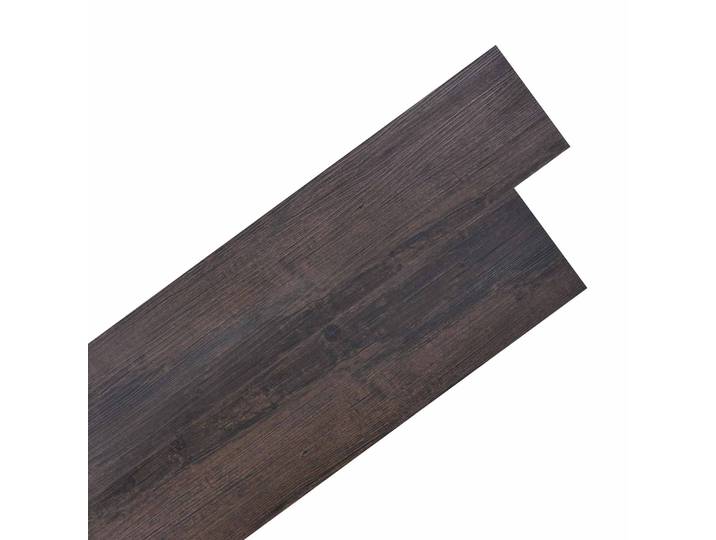vidaXL Selbstklebende PVC-Bodenplanken Dunkelbraun 30,5 x 61 cm