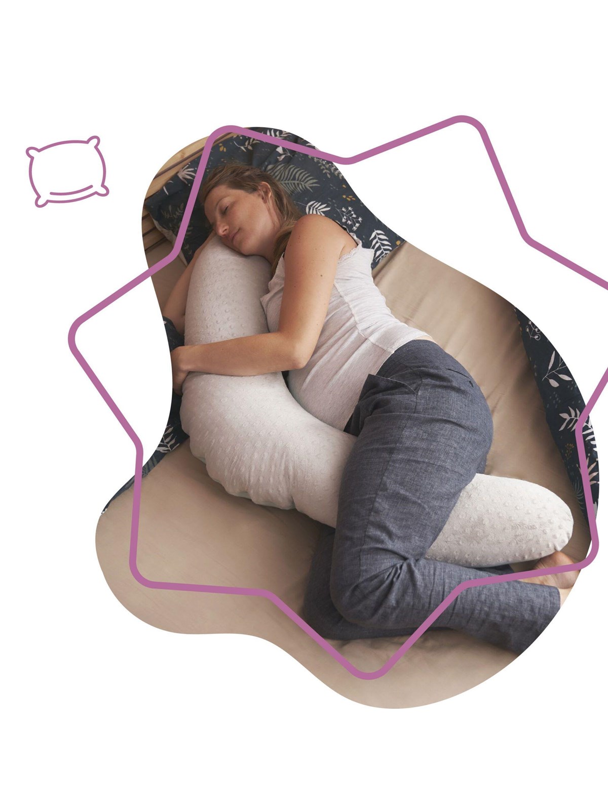 Badabulle Maternity cushion Fluffy
