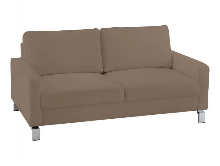 Sofa Interims Basic B: 164 cm Candy / Farbe: Elephant / Material: Leder Basic