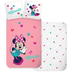 Procos, Kinderbettwäsche, Disney Minnie Whisper Bettdecke 140×200cm, 70×9 (200 x 140 cm, 70 x 90 cm)