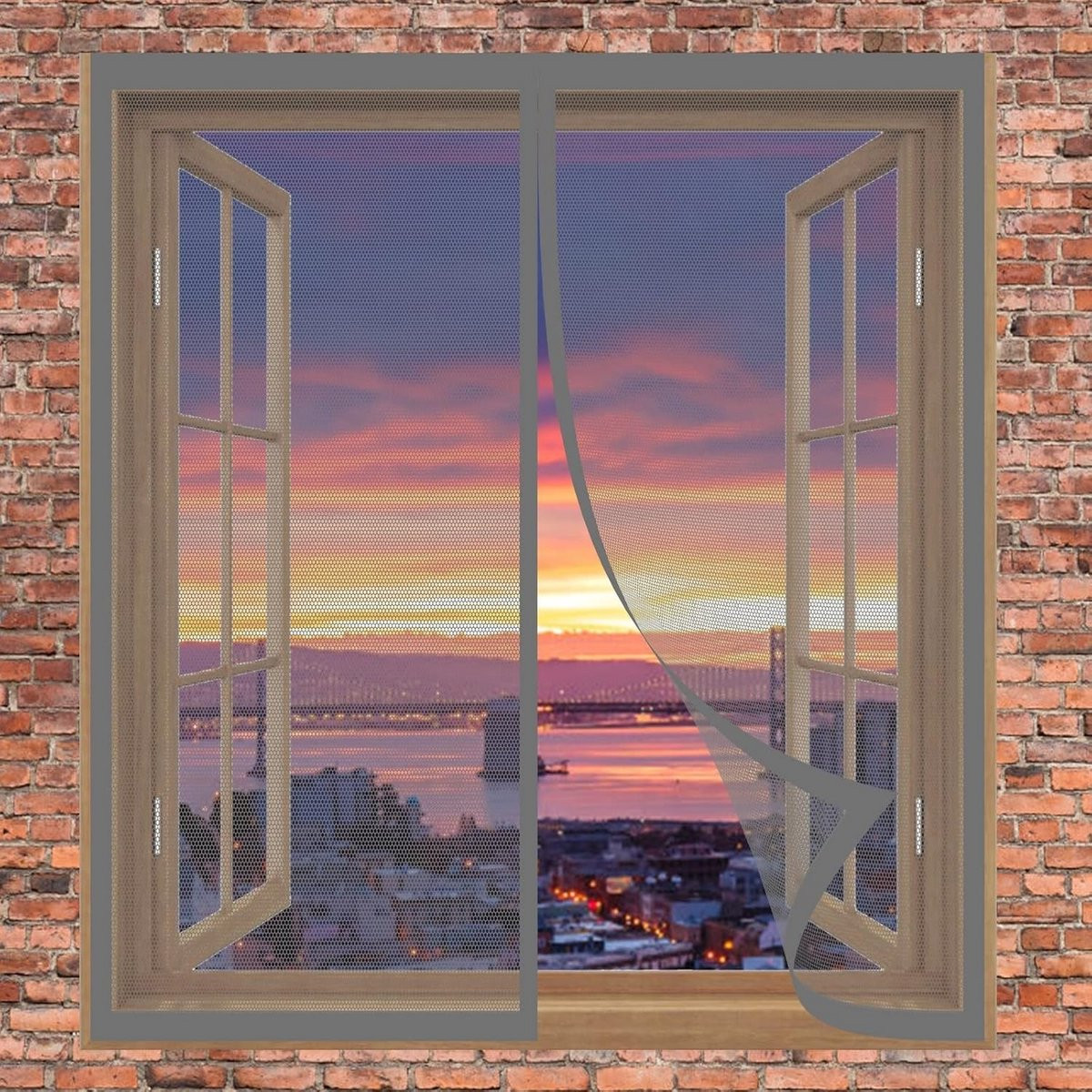Magnetisch hor voor de deur, 120 x 195 cm