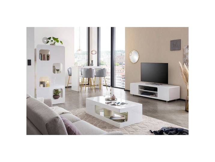 Regal Perry weiss MDF B 81 H 168 cm