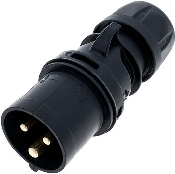 PCE 013-6x Shark 16A 3pol 230V M Schwarz
