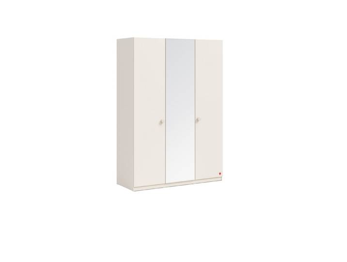 Möbel-Zeit Kleiderschrank VARIA 3-türig mit Spiegel – Modernes Design – In 2 Farben