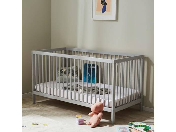 Kids Collective Babybett 60x120 cm Grau