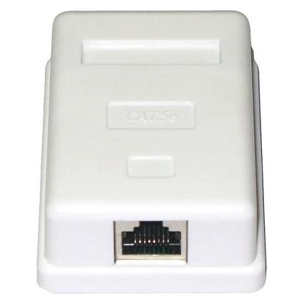 XtendLan / Zásuvka na zeď / 1x RJ-45 / Cat5e / stíněná / osazená (1xRJ45 CAT5e stínnen)