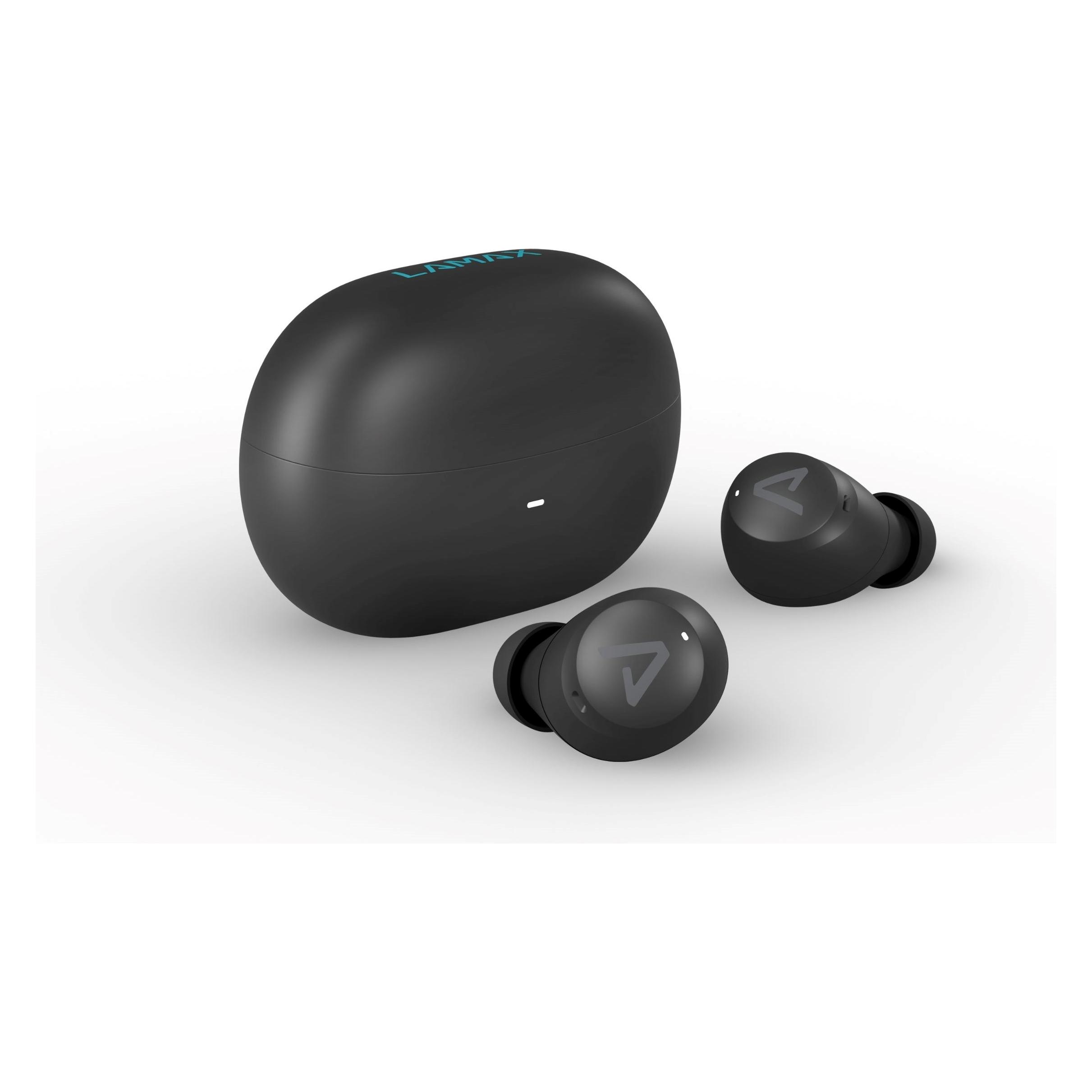 KAM Lamax Buds1 ANC schwarz / Kabellose Kopfhörer / Mikrofon / Bluetooth 5.3 / USB-C (ANC, Kabellos) (LXIHMBUDS1ABA)