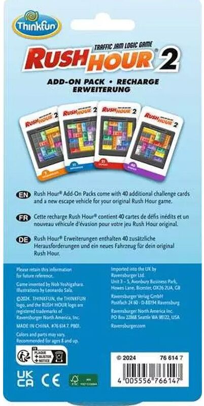 ThinkFun Rush Hour Recharge n°2 - Le cabriolet