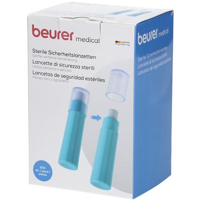 Beurer Sicherheitslanzetten steril 28 G 2,2 mm 200 St Lanzetten