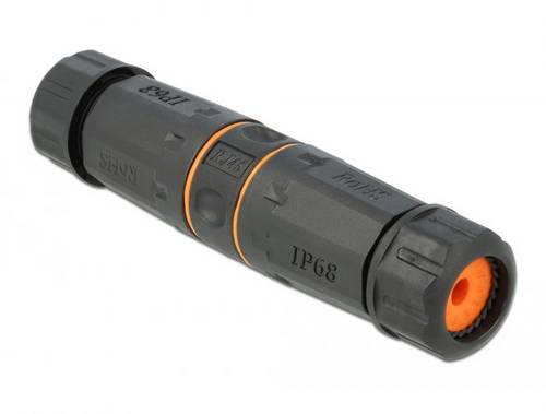 Delock RJ45 Netzwerk Adapter [1x RJ45-Buchse - 1x RJ45-Buchse] Schwarz