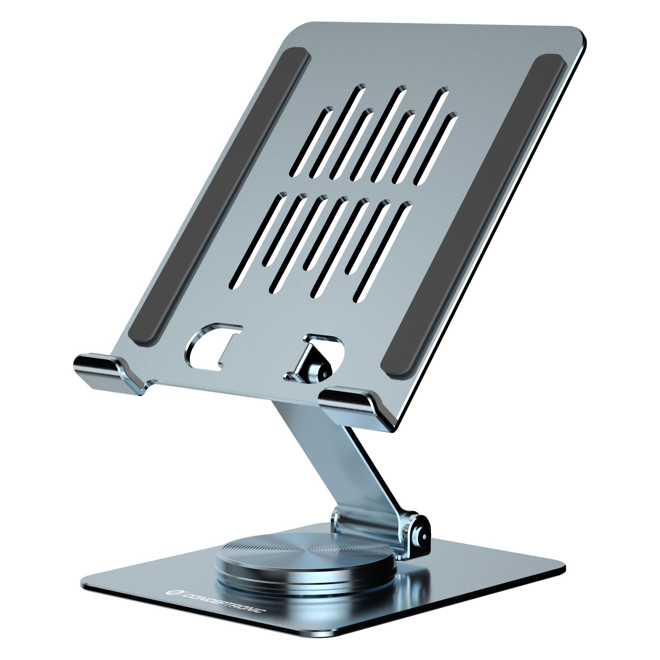 Conceptronic Tablet Halterung 360°/Faltbar Grau (THANA09G)