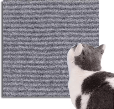 Inspire Picks Self Adhesive Cat Climbing & Scratching Mat Trimmable Wall Protector For Active Cats light Gray 30x60cm